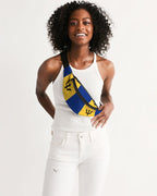 Barbados Flag Crossbody Sling Bag - Conscious Apparel Store
