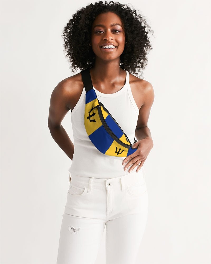 Barbados Flag Crossbody Sling Bag - Conscious Apparel Store