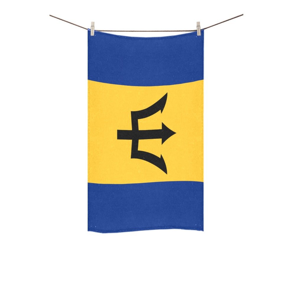 Barbados Flag Hand Towel 16"x28" - Conscious Apparel Store