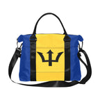 Barbados Flag Large Capacity Duffle Bag - Conscious Apparel Store