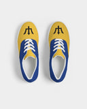 Barbados Flag Map Men's Lace Up Canvas Shoe - Conscious Apparel Store