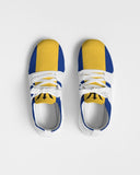 Barbados Flag Map Men's Two-Tone Sneaker - Conscious Apparel Store