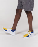 Barbados Flag Map Men's Two-Tone Sneaker - Conscious Apparel Store
