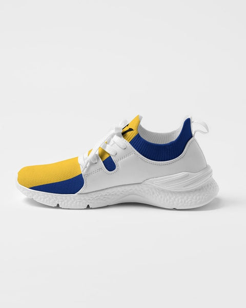 Barbados Flag Map Men's Two-Tone Sneaker - Conscious Apparel Store