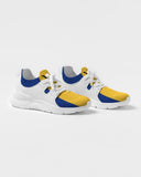 Barbados Flag Map Women's Two-Tone Sneaker - Conscious Apparel Store