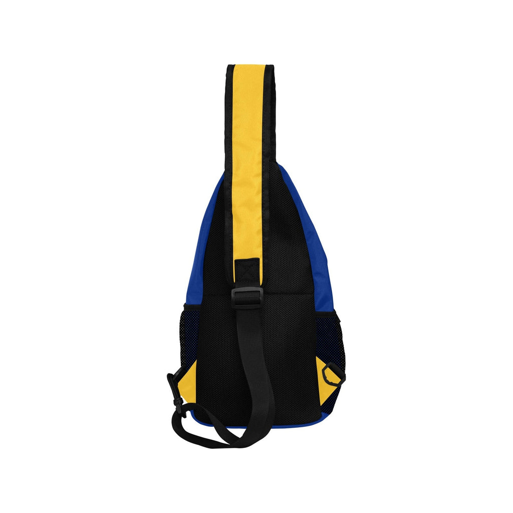 Barbados Flag Men's Casual Chest Bag - Conscious Apparel Store