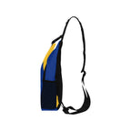 Barbados Flag Men's Casual Chest Bag - Conscious Apparel Store