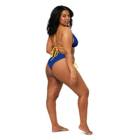 Barbados Flag string bikini - Conscious Apparel Store