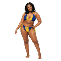 Barbados Flag string bikini - Conscious Apparel Store