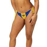 Barbados Flag string bikini bottom - Conscious Apparel Store