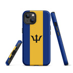 Barbados Flag Tough Cellphone Case for iPhone® - Conscious Apparel Store