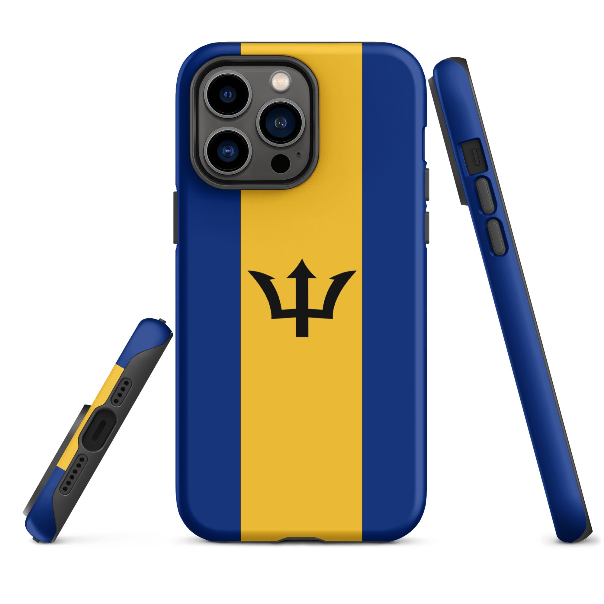 Barbados Flag Tough Cellphone Case for iPhone® - Conscious Apparel Store