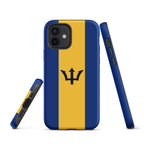 Barbados Flag Tough Cellphone Case for iPhone® - Conscious Apparel Store