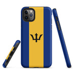 Barbados Flag Tough Cellphone Case for iPhone® - Conscious Apparel Store