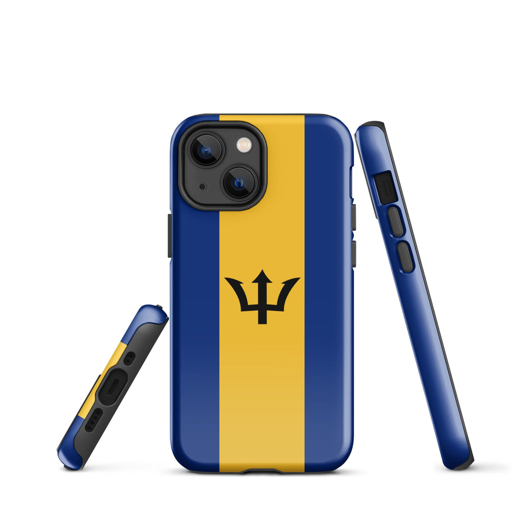 Barbados Flag Tough Cellphone Case for iPhone® - Conscious Apparel Store