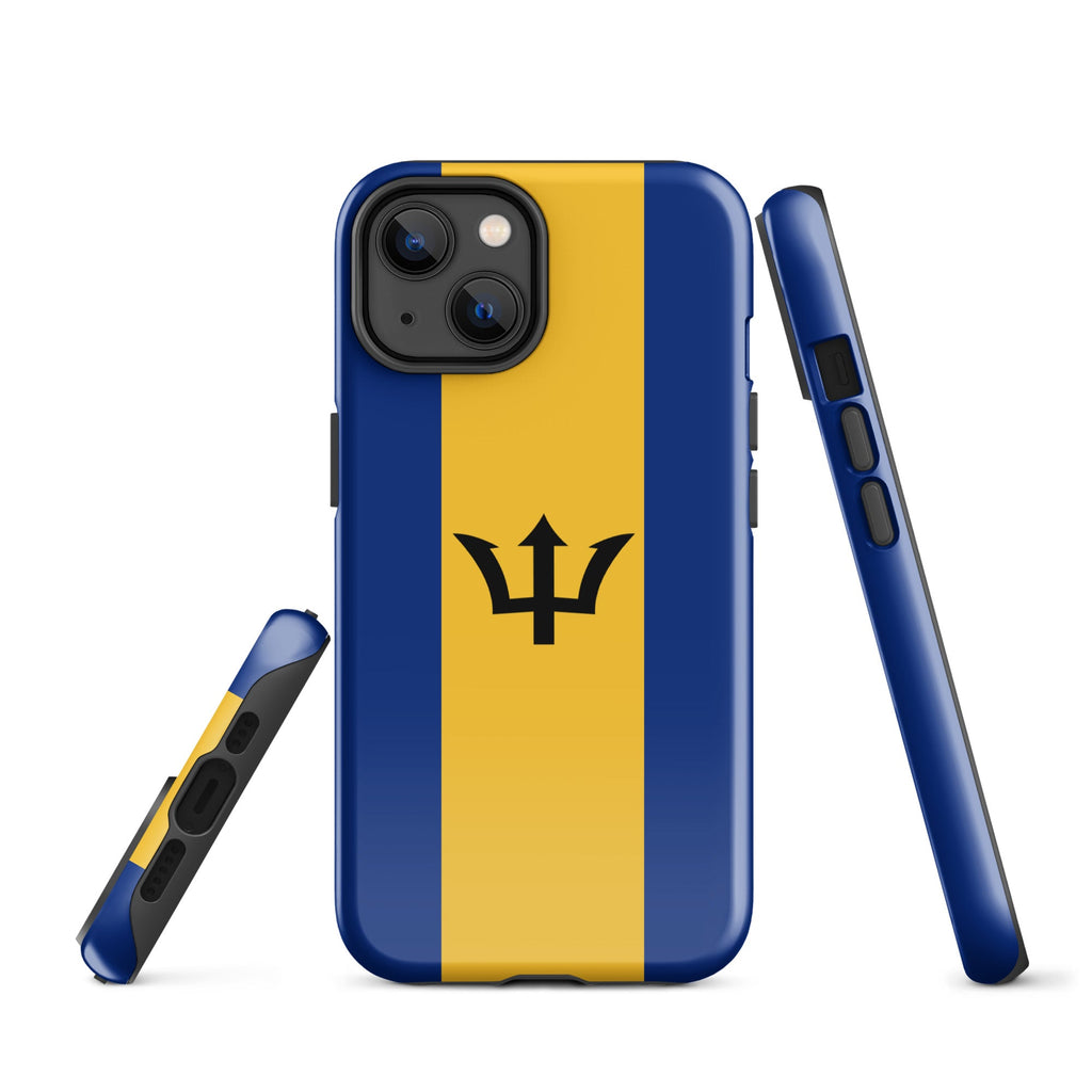 Barbados Flag Tough Cellphone Case for iPhone® - Conscious Apparel Store