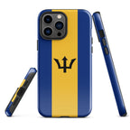 Barbados Flag Tough Cellphone Case for iPhone® - Conscious Apparel Store