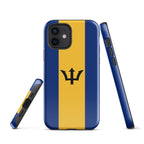 Barbados Flag Tough Cellphone Case for iPhone® - Conscious Apparel Store