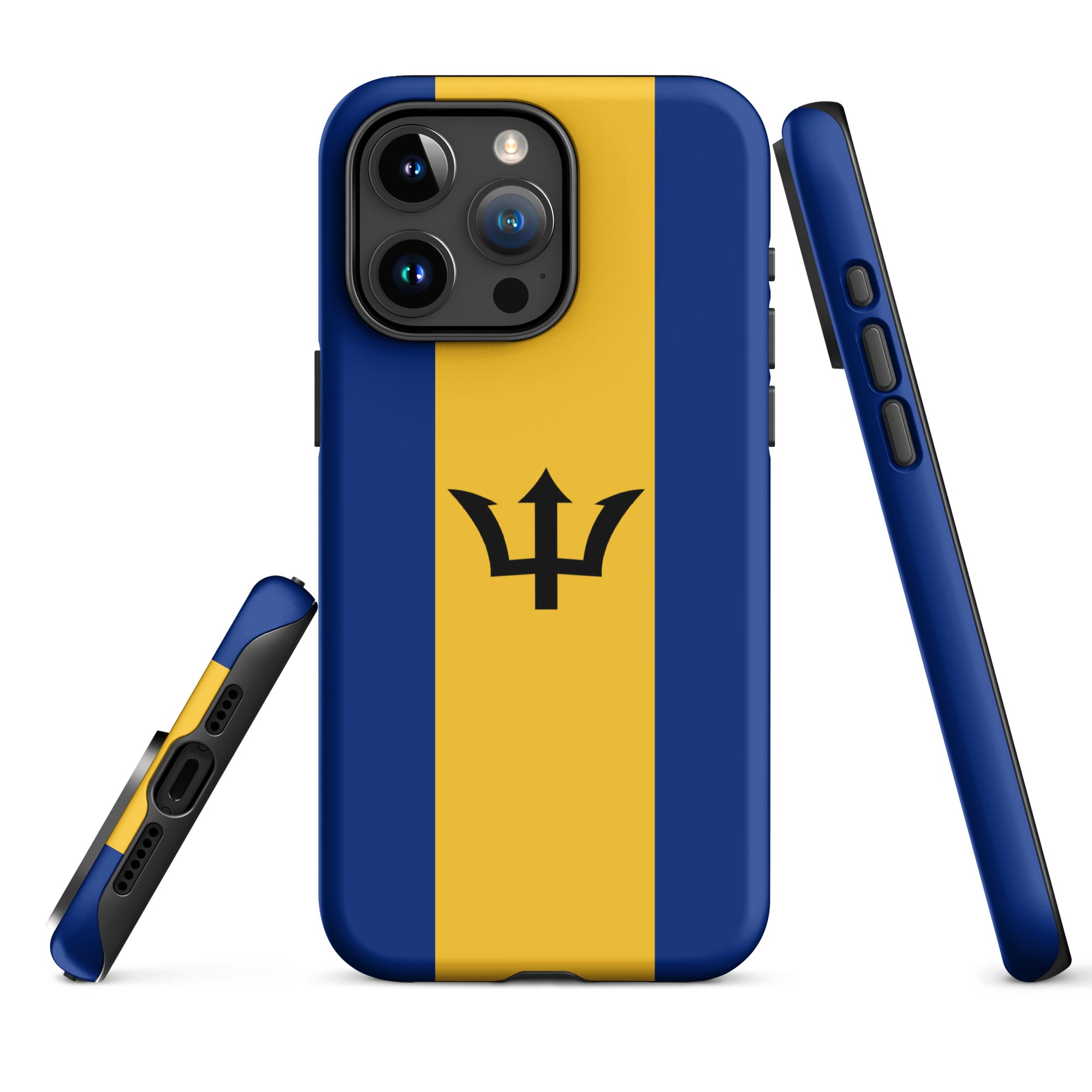 Barbados Flag Tough Cellphone Case for iPhone® - Conscious Apparel Store