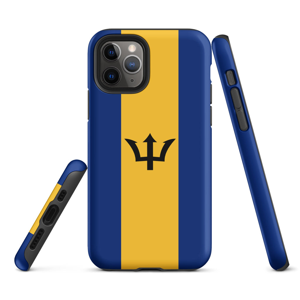 Barbados Flag Tough Cellphone Case for iPhone® - Conscious Apparel Store