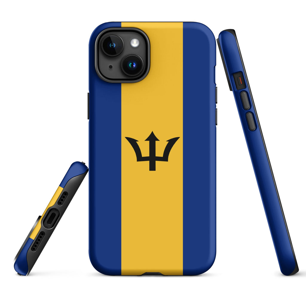 Barbados Flag Tough Cellphone Case for iPhone® - Conscious Apparel Store