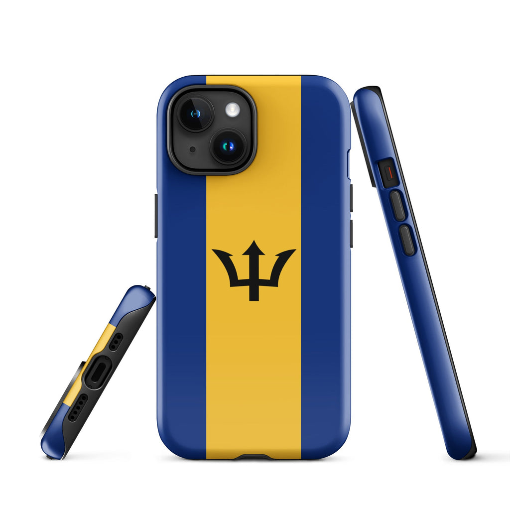 Barbados Flag Tough Cellphone Case for iPhone® - Conscious Apparel Store
