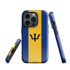 Barbados Flag Tough Cellphone Case for iPhone® - Conscious Apparel Store