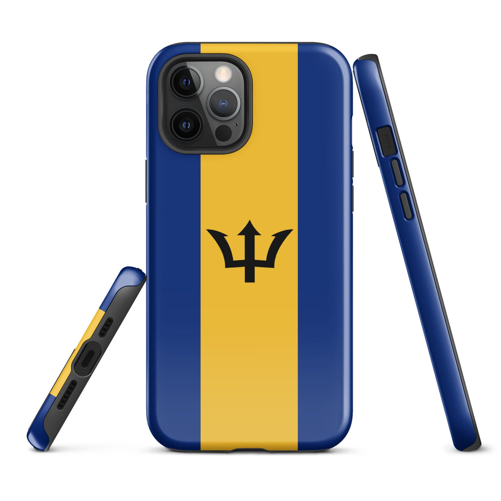 Barbados Flag Tough Cellphone Case for iPhone® - Conscious Apparel Store