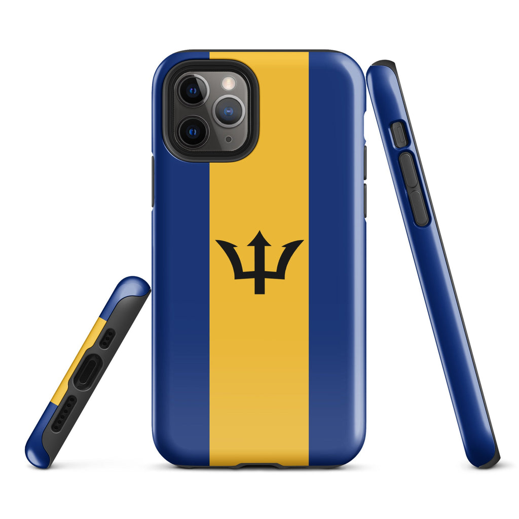 Barbados Flag Tough Cellphone Case for iPhone® - Conscious Apparel Store