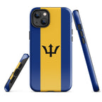 Barbados Flag Tough Cellphone Case for iPhone® - Conscious Apparel Store