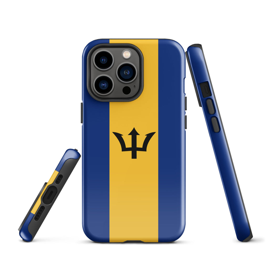 Barbados Flag Tough Cellphone Case for iPhone® - Conscious Apparel Store