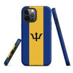 Barbados Flag Tough Cellphone Case for iPhone® - Conscious Apparel Store