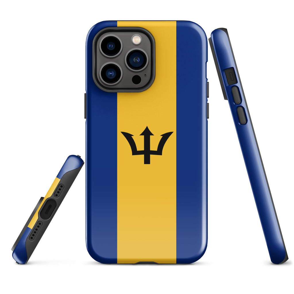 Barbados Flag Tough Cellphone Case for iPhone® - Conscious Apparel Store