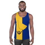 Barbados Flag Unisex Tank Top - Conscious Apparel Store