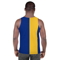 Barbados Flag Unisex Tank Top - Conscious Apparel Store