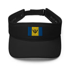 Barbados Flag Visor - Conscious Apparel Store