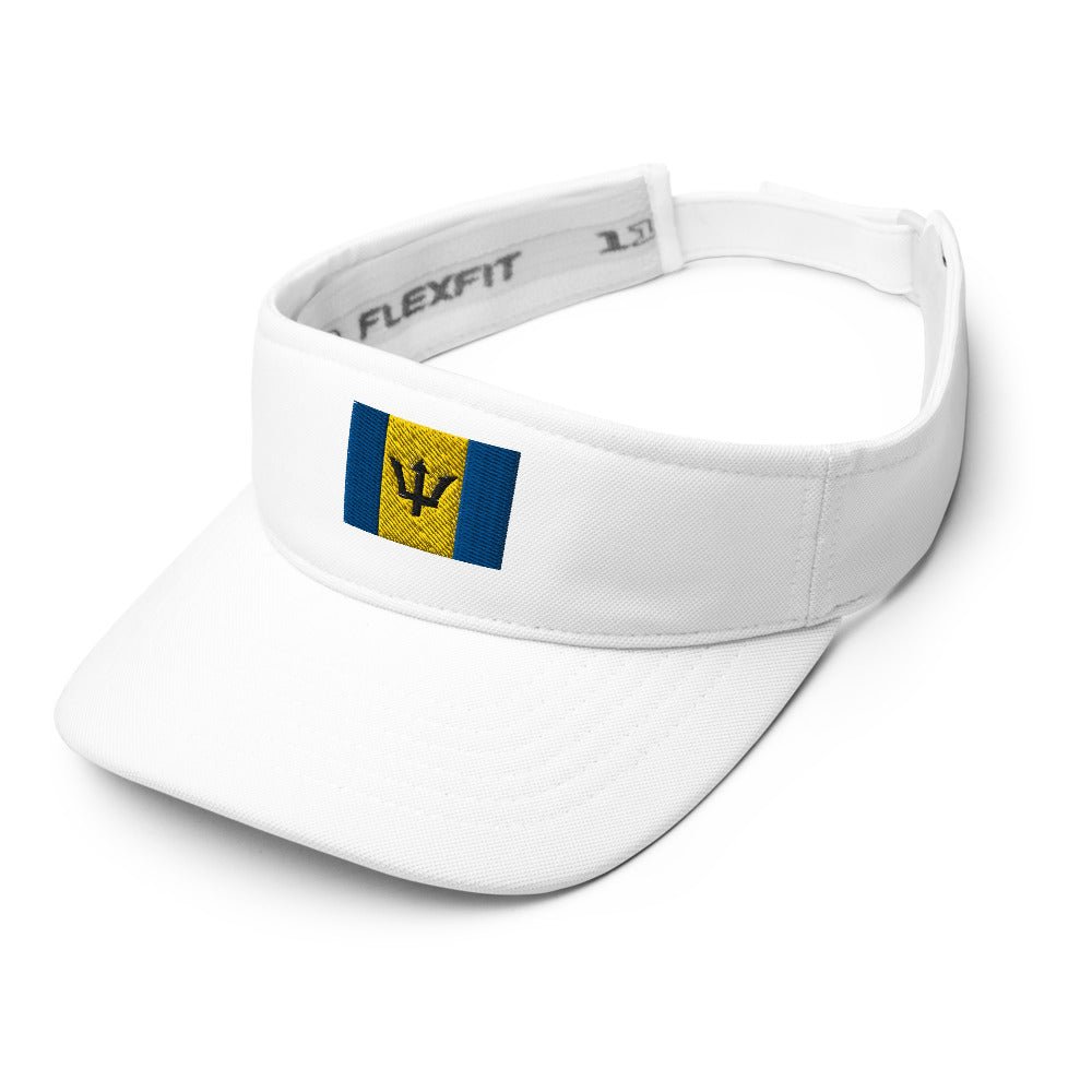 Barbados Flag Visor - Conscious Apparel Store