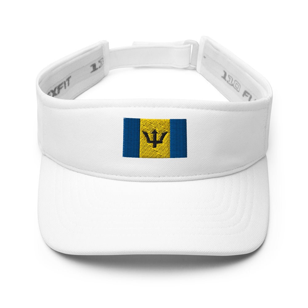 Barbados Flag Visor - Conscious Apparel Store