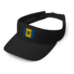 Barbados Flag Visor - Conscious Apparel Store