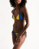Barbados Flag Women's String Bikini - Conscious Apparel Store