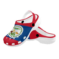 Belize Flag Clogs - Conscious Apparel Store