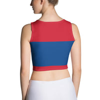 Belize Flag Crop Top - Conscious Apparel Store