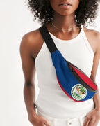 Belize Flag Crossbody Sling Bag - Conscious Apparel Store