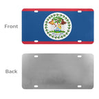 Belize Flag Custom License Plate - Conscious Apparel Store