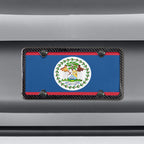 Belize Flag Custom License Plate - Conscious Apparel Store