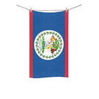 Belize Flag Custom Towel 16"x28" - Conscious Apparel Store