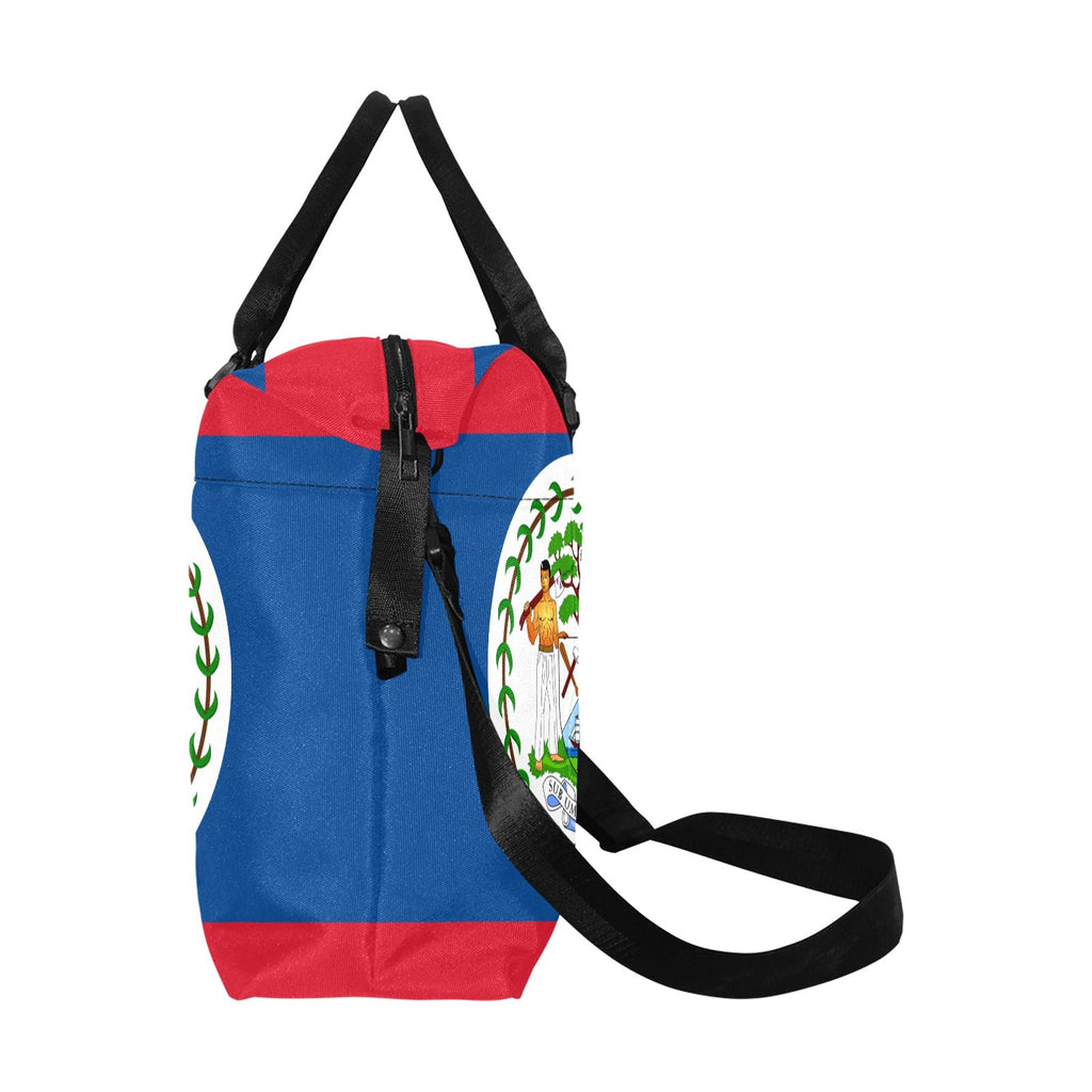 Belize Flag Large Capacity Duffle Bag (Model 1715) - Conscious Apparel Store