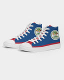 Belize Flag Men's Hightop Canvas Shoe - Conscious Apparel Store