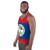 Belize Flag Unisex Tank Top - Conscious Apparel Store