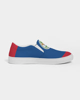 Belize Flag Women's Slip-On Canvas Shoe - Conscious Apparel Store